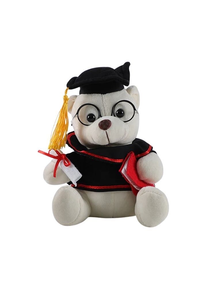 Premium Graduation Teddy Bear Character Plush Toy Wearing Cap and Glasses with Diploma – Soft Stuffed Graduation Gift - Image 2
